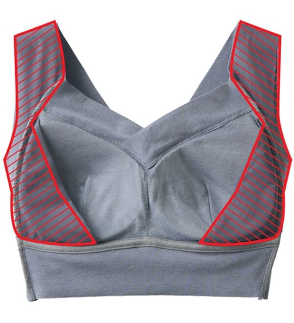 LAVIENNE（ラヴィエンヌ）の「【４色組】楽なママお出かけブラ（ノンワイヤーブラ）」｜詳細画像