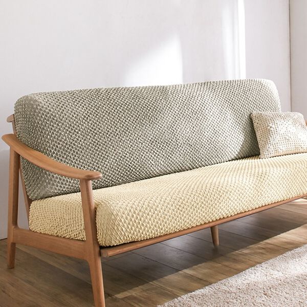 iellio（イエリオ）の「イタリア製ソファカバー（分割タイプ）＜１人掛・２人掛・３人掛・綿混・洗濯可能＞（ソファーカバー）」｜詳細画像