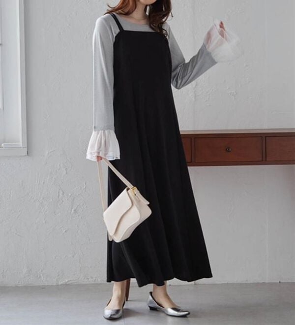 RANAN（ラナン）の「フレアーチュール袖スラブシアーＴ（カットソー）」｜詳細画像