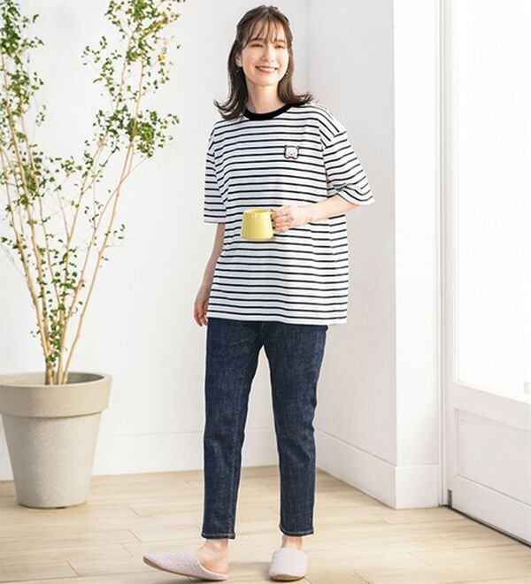 ルフラン（ルフラン）の「【２色組】まんまるねこのＴシャツセット（Tシャツ）」｜詳細画像