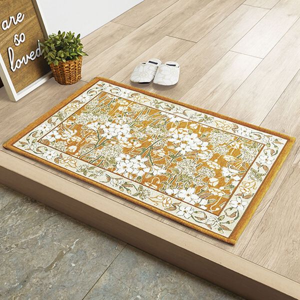「ゴブラン織玄関マット「リリー」（玄関マット）」｜詳細画像
