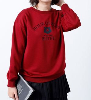 BELLUNA（ベルーナ）の「＜ｓｏｒａｆｕｋｕ＞ロゴデザインプルオーバー（カットソー）」｜赤