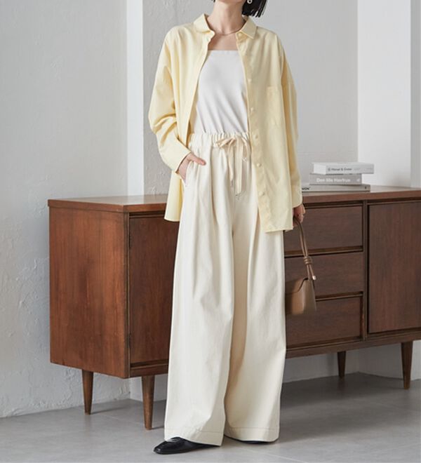 RANAN（ラナン）の「2タックワイドイージーデニムパンツ（フルレングスパンツ）」｜詳細画像