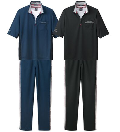 「【２着組】＜ダンロップ・リファインド＞リラックスジップＴスーツ（メンズルームウェア）」