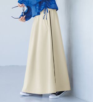 RANAN（ラナン）の「サイドラインデザインスカート（ロングスカート）」｜詳細画像