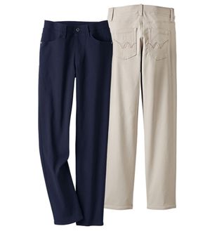 ルフラン（ルフラン）の「【２本組】ストレッチ素材美脚パンツ（フルレングスパンツ）」｜2本組