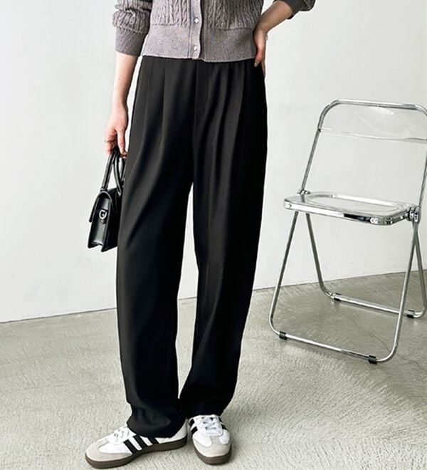 GeeRA（ジーラ）の「【再入荷】オンオフ着られる！カーブパンツ（フルレングスパンツ）」｜詳細画像