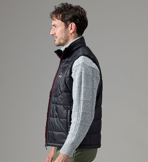 「＜ダンロップ・モータースポーツ＞秒・暖（すぐにあったか）ヒーター付ベスト（メンズベスト）」｜詳細画像