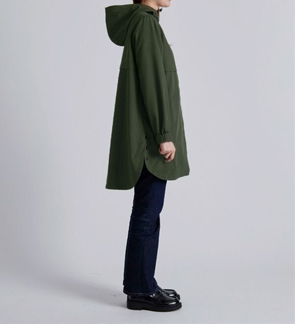 BELLUNA（ベルーナ）の「はっ水加工ボンディング素材ロング丈パーカー（ハーフコート）」｜詳細画像