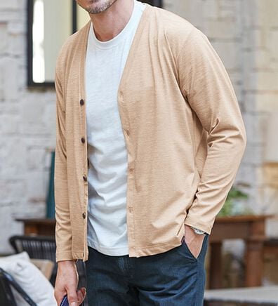 「＜インスパイア＞軽量ＵＶカーディガン（メンズカーディガン）」