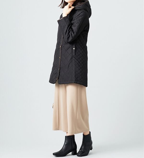 BELLUNA（ベルーナ）の「ツイルストレッチ素材ワイドパンツ（その他パンツ）」｜詳細画像