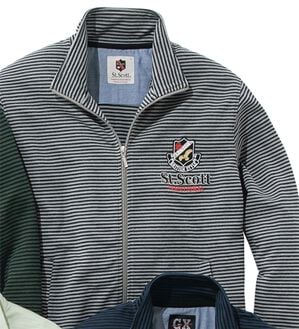 「ブランドデザインメッシュブルゾン（メンズパーカー）」｜ライトグレー