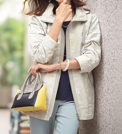 ルフラン（ルフラン）の「迷彩柄ジャカードブルゾン（ブルゾン）」