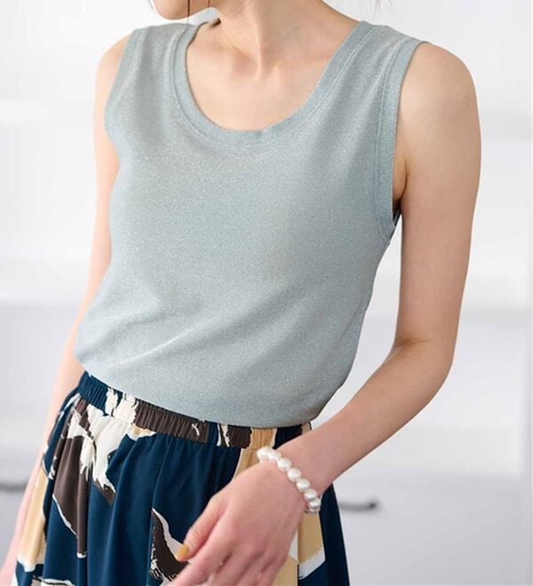 RANAN（ラナン）の「ひんやり！ラメタンクトップ（タンクトップ・キャミソール）」｜詳細画像