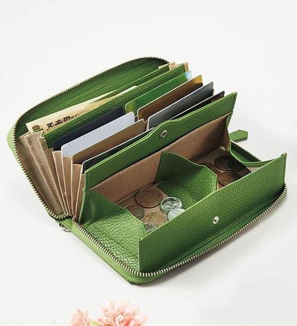 ルフラン（ルフラン）の「＜ＧＬＥＮＣＨＥＣＫ＞一目瞭然牛革ラウンド長財布（財布・パスケース）」｜詳細画像