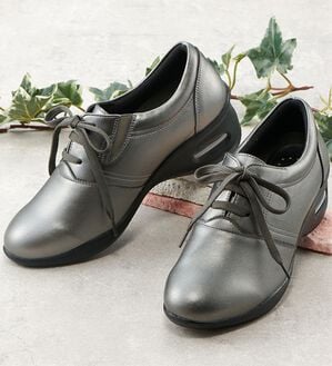 「＜足助（あしすけ）＞５Ｅレースアップエアシューズ（フラットシューズ）」｜詳細画像