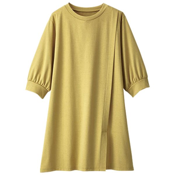 BELLUNA（ベルーナ）の「汗ジミ対策！スリットデザインチュニック（チュニック）」｜詳細画像