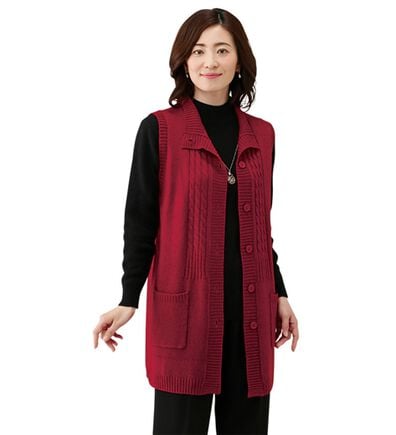 「ウール入　衿付ベスト（ベスト）」