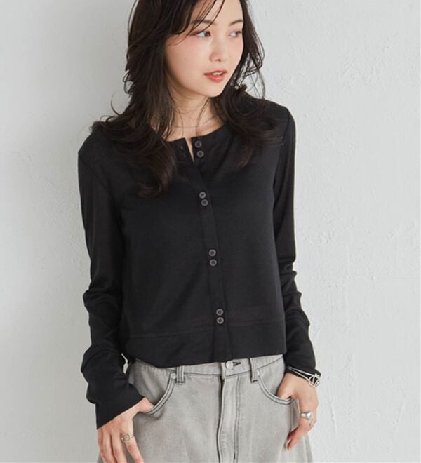 RANAN（ラナン）の「シアーリブカーディガン（その他カーディガン）」｜詳細画像