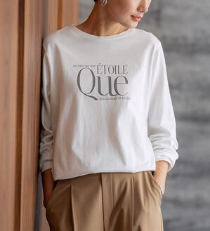 BELLUNA（ベルーナ）の「【着回しのミカタ！】綿100％大人顔サマ見えプリントロンT（カットソー）」｜詳細画像