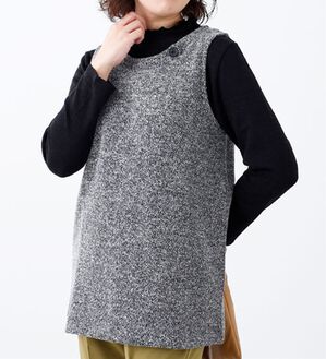 BELLUNA（ベルーナ）の「ブークレ素材チュニックアンサンブル（アンサンブル）」｜詳細画像