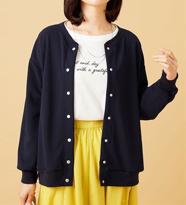 BELLUNA（ベルーナ）の「ストレッチジョーゼット素材カーディガン（その他カーディガン）」｜詳細画像