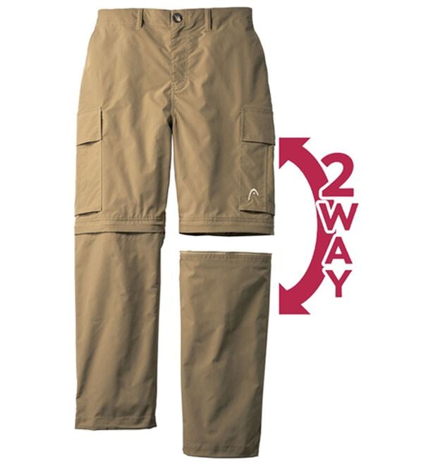 「＜ヘッド＞まさに画期的２ウェイカーゴパンツ（メンズフルレングスパンツ）」｜詳細画像