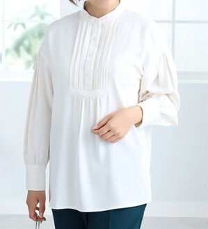 BELLUNA（ベルーナ）の「タックデザインブラウス（ブラウス）」｜詳細画像