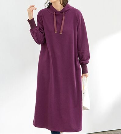 LAVIENNE（ラヴィエンヌ）の「裏起毛ワンピース（パジャマ・ルームウェア）」