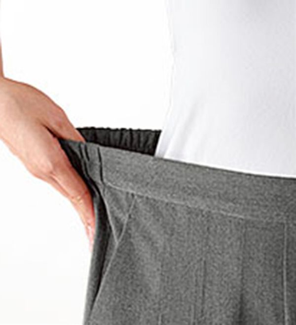 BELLUNA（ベルーナ）の「サマ見えプリーツデザインワイドパンツ（ワイドパンツ・ガウチョ）」｜詳細画像