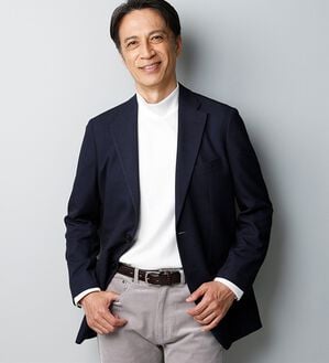 「大人のハイネックシャツ（メンズカットソー）」｜詳細画像