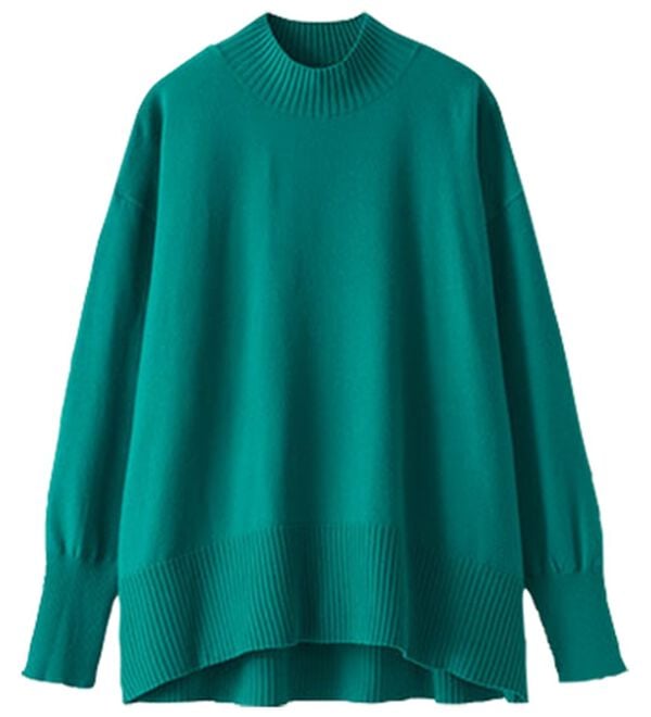 BELLUNA（ベルーナ）の「もちもちハイネックゆったりニットプルオーバー（ニット・セーター）」｜詳細画像