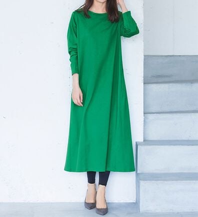 RANAN（ラナン）の「【選べる２丈】＜ＢＣ＞ポケット付マキシワンピース（その他ワンピース）」