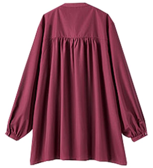 BELLUNA（ベルーナ）の「ピンタック＆華やかレースシャツチュニック（チュニック）」｜詳細画像