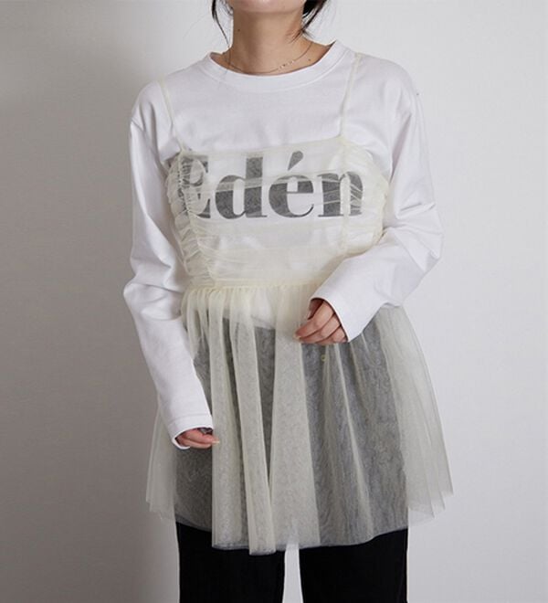 RANAN（ラナン）の「ラメチュールビスチェ（ブラウス）」｜詳細画像