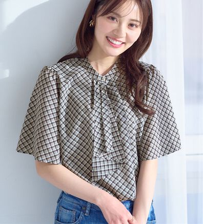 alotta（アロッタ）の「大人上品スカーフタイブラウス（ブラウス）」