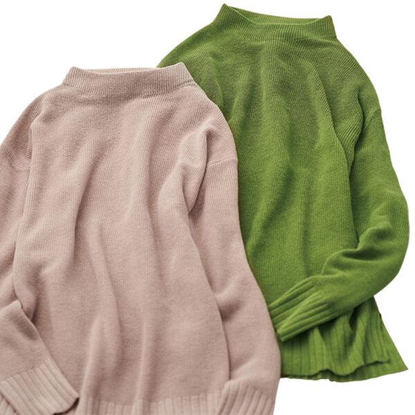 BELLUNA（ベルーナ）の「日常を贅沢に！シルクカシミヤセーター（ニット・セーター）」｜詳細画像