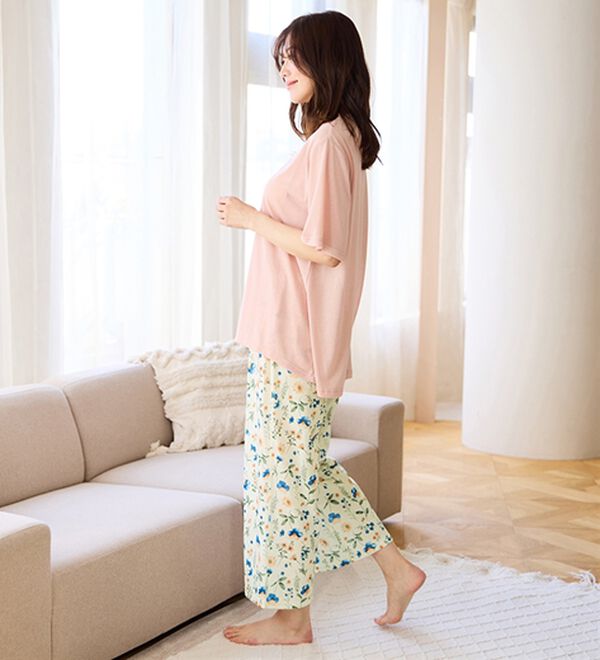 LAVIENNE（ラヴィエンヌ）の「【寝苦しさにさよなら】風がス～っと肌さら！涼しいメッシュ使いパジャマ（パジャマ・ルームウェア）」｜詳細画像