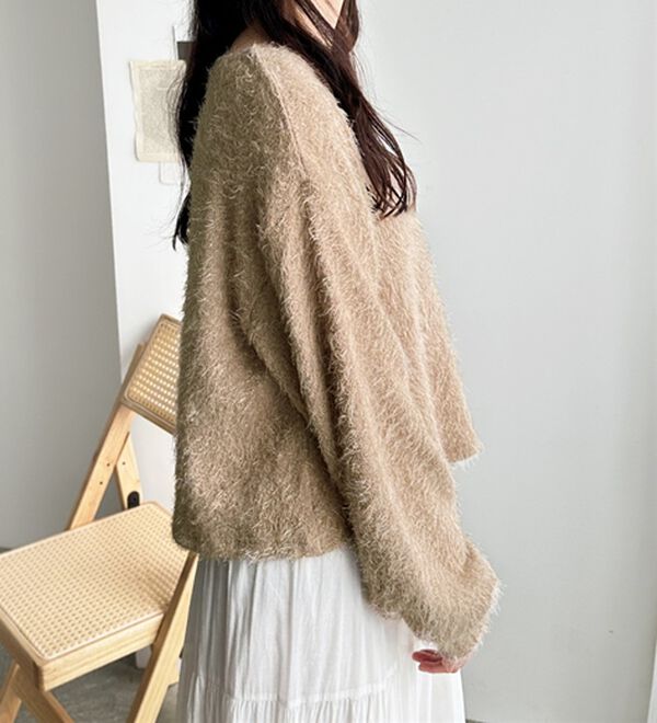 GeeRA（ジーラ）の「【U.S. POLO ASSN.】シャギーニットソートップス（ニット・セーター）」｜詳細画像