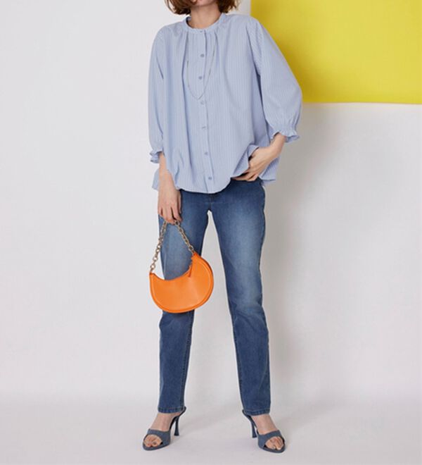 BELLUNA（ベルーナ）の「袖シャーリングバルーンブラウス（ブラウス）」｜詳細画像