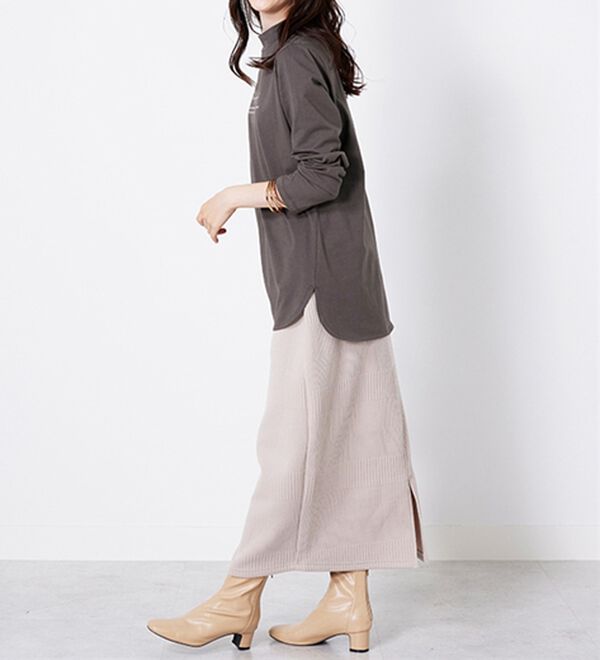 BELLUNA（ベルーナ）の「綿１００％ロゴデザインプルオーバー（カットソー）」｜詳細画像