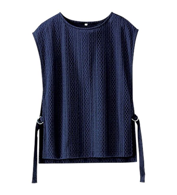 BELLUNA（ベルーナ）の「カットソージャカード素材ベストアンサンブル（アンサンブル）」｜詳細画像