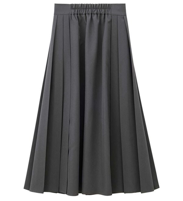 GeeRA（ジーラ）の「フロントファスナープリーツスカート（ロングスカート）」｜詳細画像