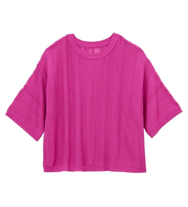 GeeRA（ジーラ）の「ジャカードストライプシアーニット（ニット・セーター）」｜詳細画像