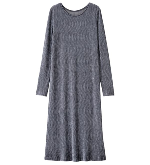 GeeRA（ジーラ）の「ベロアプリーツロングワンピース（その他ワンピース）」｜詳細画像