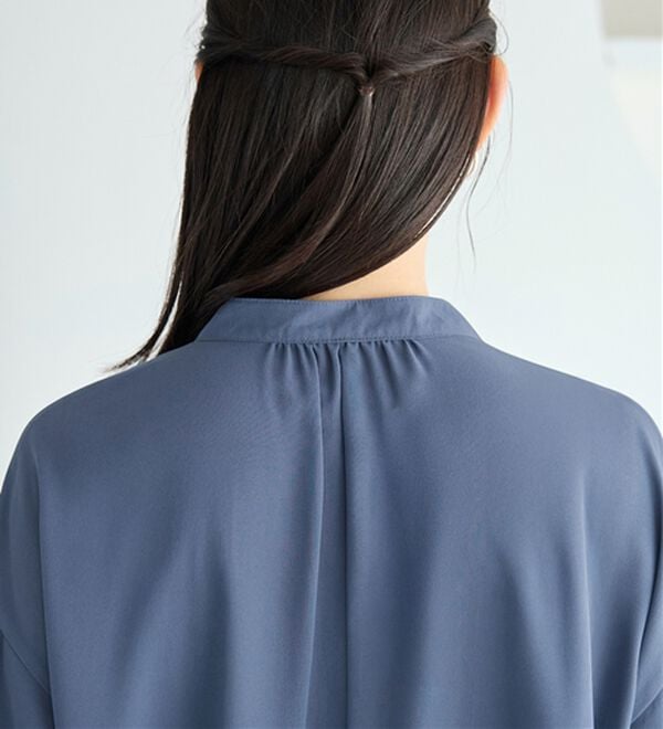 alotta（アロッタ）の「パフ袖とろみブラウスチュニックワンピース（チュニックワンピース）」｜詳細画像