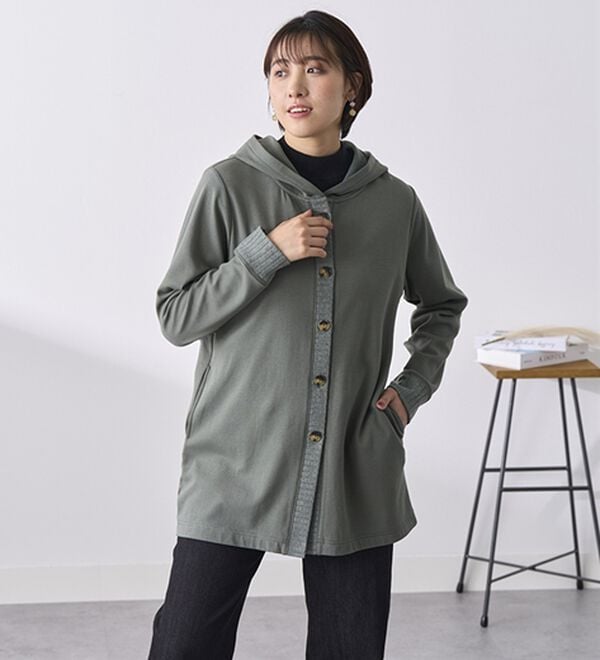 BELLUNA（ベルーナ）の「【メルティポンチ】フード付ブルゾン（ブルゾン）」｜詳細画像