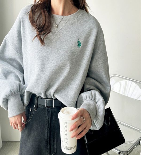 GeeRA（ジーラ）の「【Ｕ．Ｓ．ＰＯＬＯ　ＡＳＳＮ】ショートスウェット（トレーナー・スウェット）」｜詳細画像