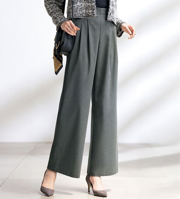 ルフラン（ルフラン）の「【２本組】日本製　紡ぎ和。イージーパンツ（その他パンツ）」｜詳細画像