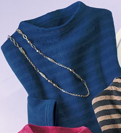 ルフラン（ルフラン）の「あったか裏起毛ジャカード柄プルオーバー（カットソー）」